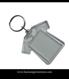 OEM accepted promotional gifts printed clear plastic custom acrylic keychain