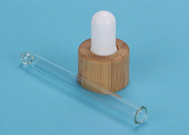 18MM Bamboo Closure Essential Oil Bottle With Glass Pipette