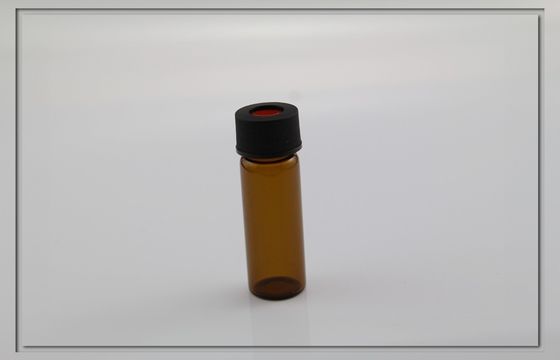 tahan panas PTFE septa Contoh Kaca Vial 15mm, warna kuning
